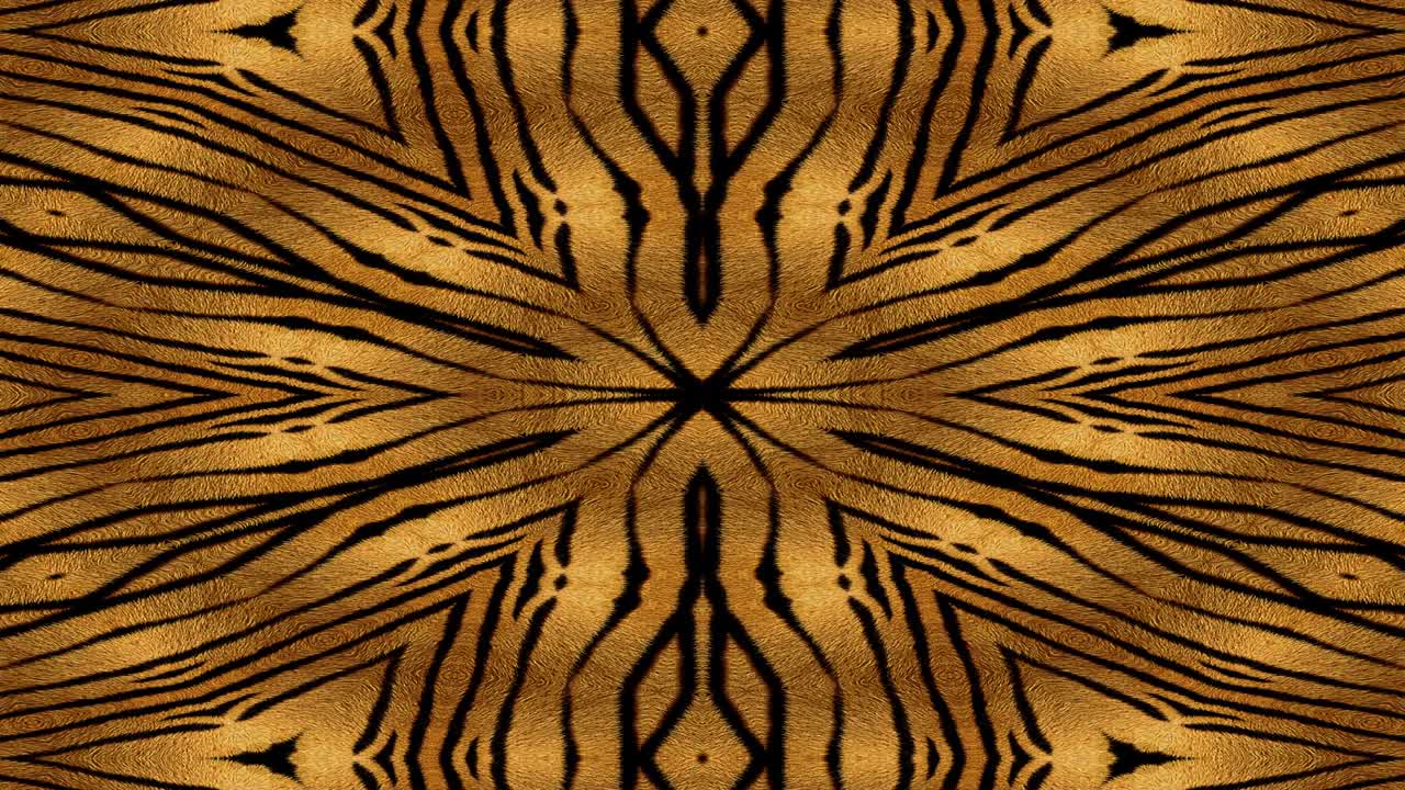 animación de fondo abstracta basada en el patrón de rayas de tigre