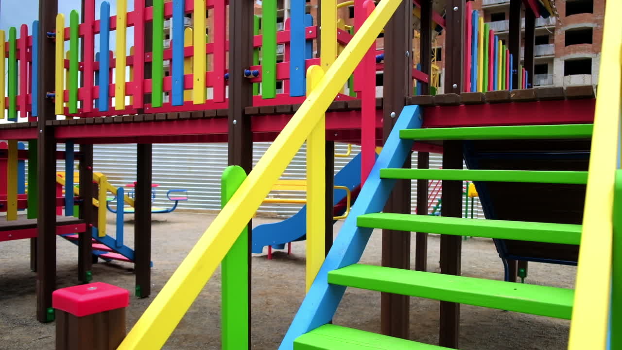 Vibrant Colorful Children's Playground