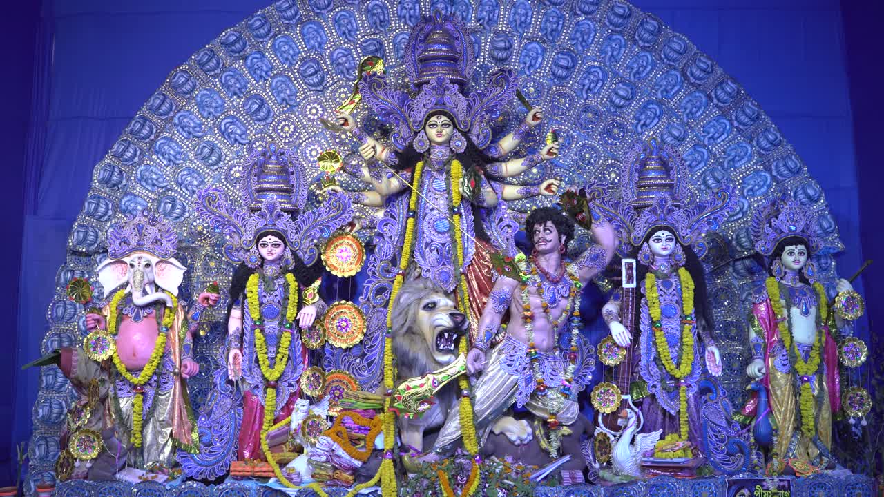 durga puja es el festival más grande de la india y bengala occidental