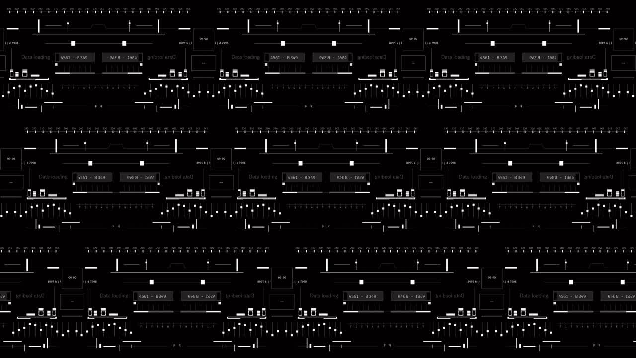 PNG Alpha.Looping 10 sec HUD technological animation.HUD technological User Interface.Type 3