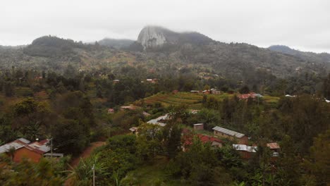 landscapes and valleys in the taita hills, kenya