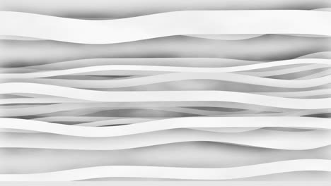 4k white stripes paper animation background seamless loop.