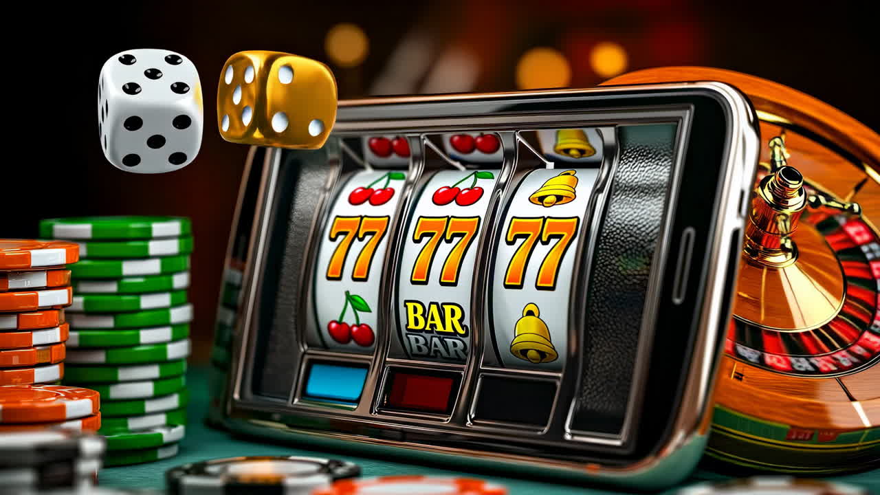 슬롯머신 코인이 잭팟 777 빅윈 카지노 컨셉을 이긴다 | 프리미엄 벡터