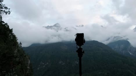 fujifilm camera taking photos of breathtaking views in the mountains