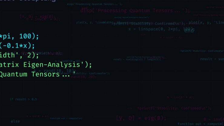 Matlab Code Skript zur Anzeige von Quantentensoranalysen