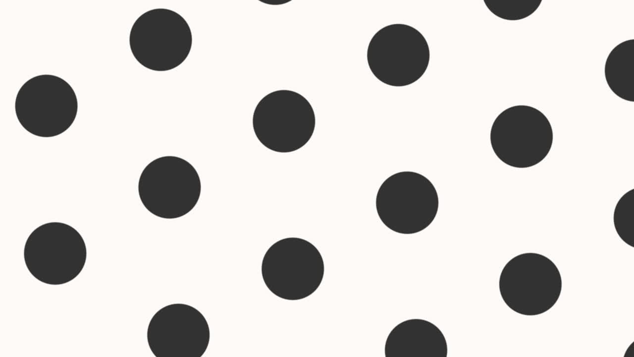 grandes puntos negros con un patrón geométrico sin costuras