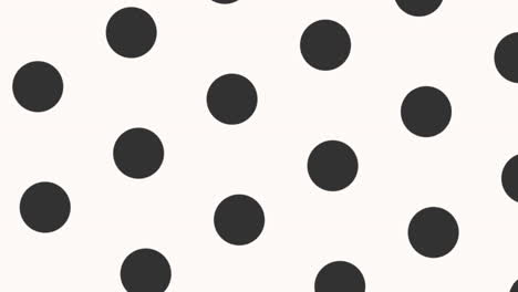 black big dots seamless geometric pattern