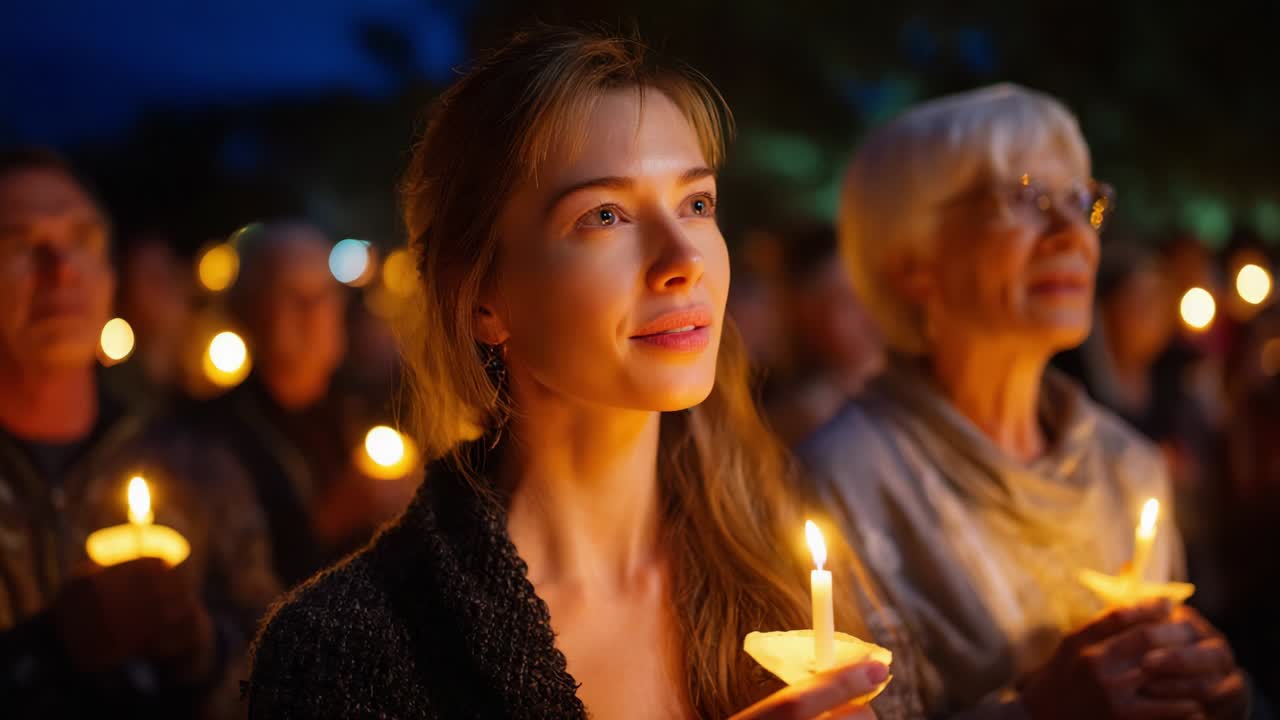 Candlelight Vigil: A Moment of Remembrance and Solidarity