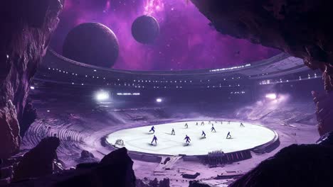 cosmic hockey arena