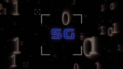 Animación-De-Texto-5g,-Codificación-Binaria-Y-Procesamiento-De-Datos