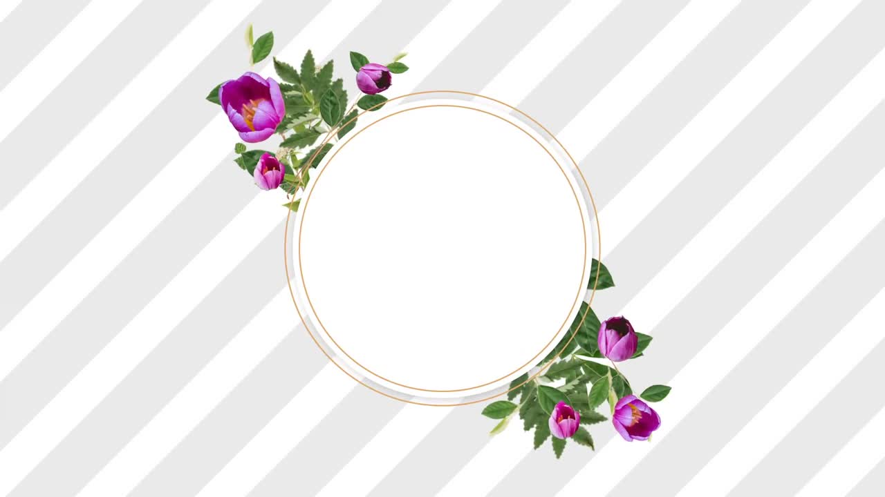 marco de fotos para el espacio de copia con flores rojas decorativas