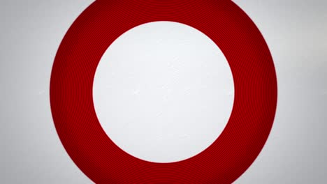 Gradient red circles pattern