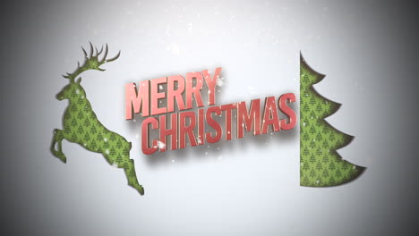 Merry-Christmas-text-with-green-Christmas-tree-and-deer