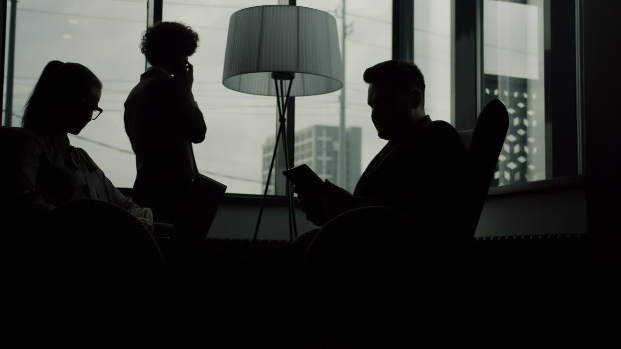 Business Meeting Silhouette