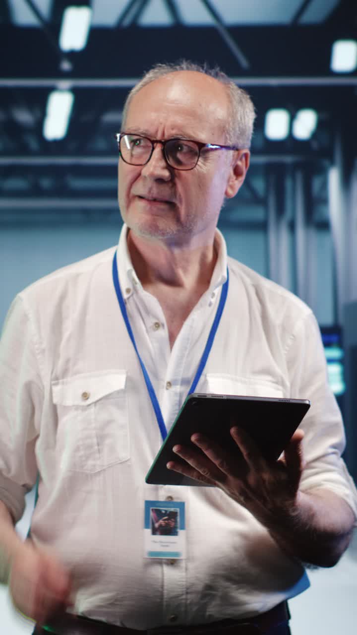 Vertikalt gammelt profesjonelt datasenter optimerer data