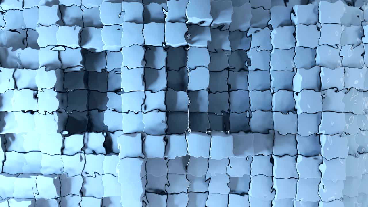 4k cubos abstractos desplazados bajo el agua. diseño único.