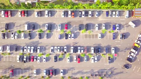 vista aérea del estacionamiento desde dorn