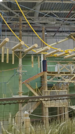 indoor adventure course play area