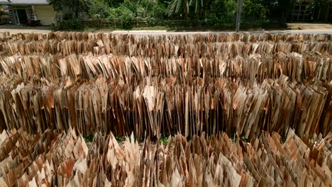 drying wood planks