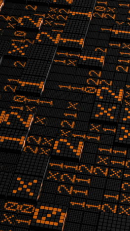 visualización de matriz digital abstracta