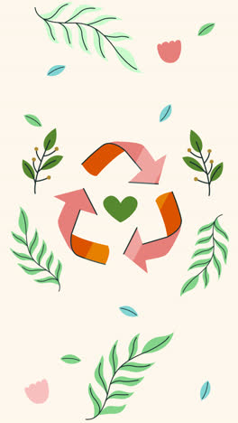 Motion Graphic of World environment day hand drawn flat facebook ad