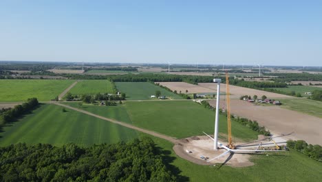 beebee parque eólico cerca de ithaca michigan, teet energía, condado de gratiot