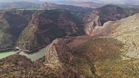 beautiful aerial view of andalusia , south of spain landscape