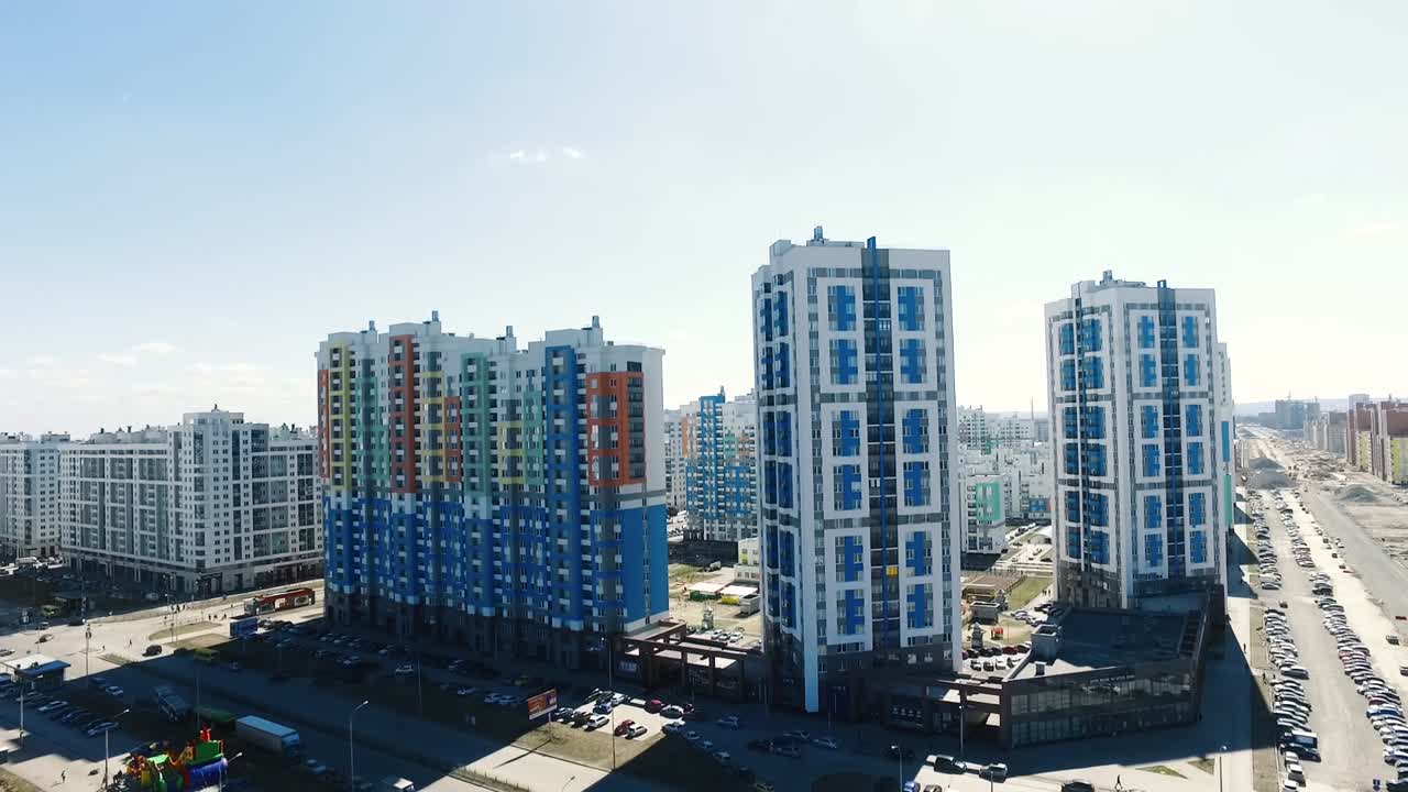 moderno complejo de apartamentos paisaje urbano