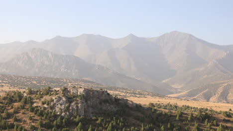 the mountainous border region of zaamin in uzbekistan