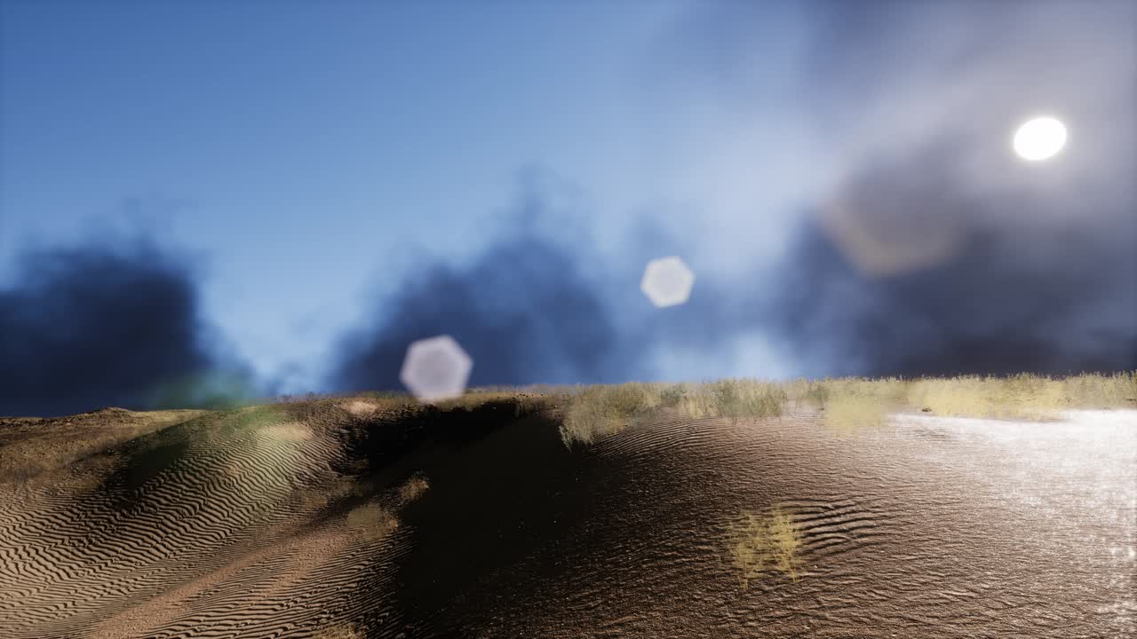 사하라 사막 의 에르그 체비 모래 언덕