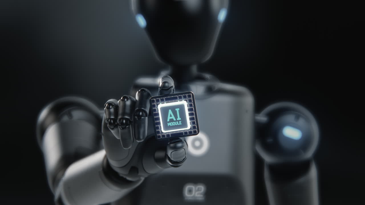 Visualization of Advanced Humanoid Robot Interacting with Hologram of Digital Cubes
