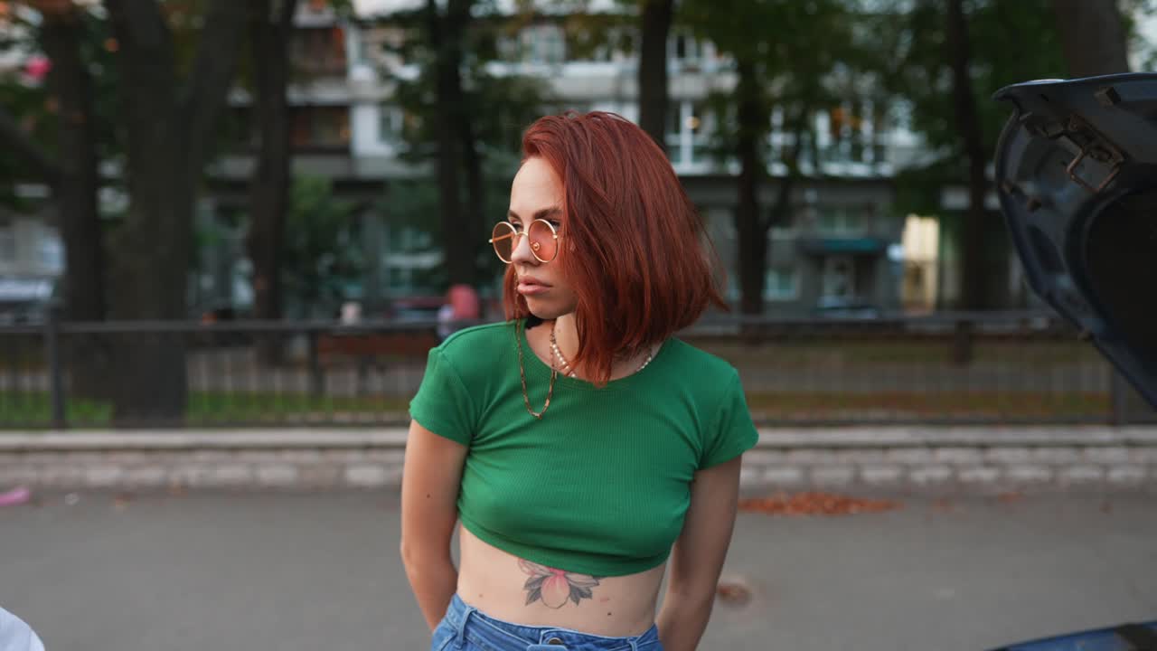 Women Having Car Trouble