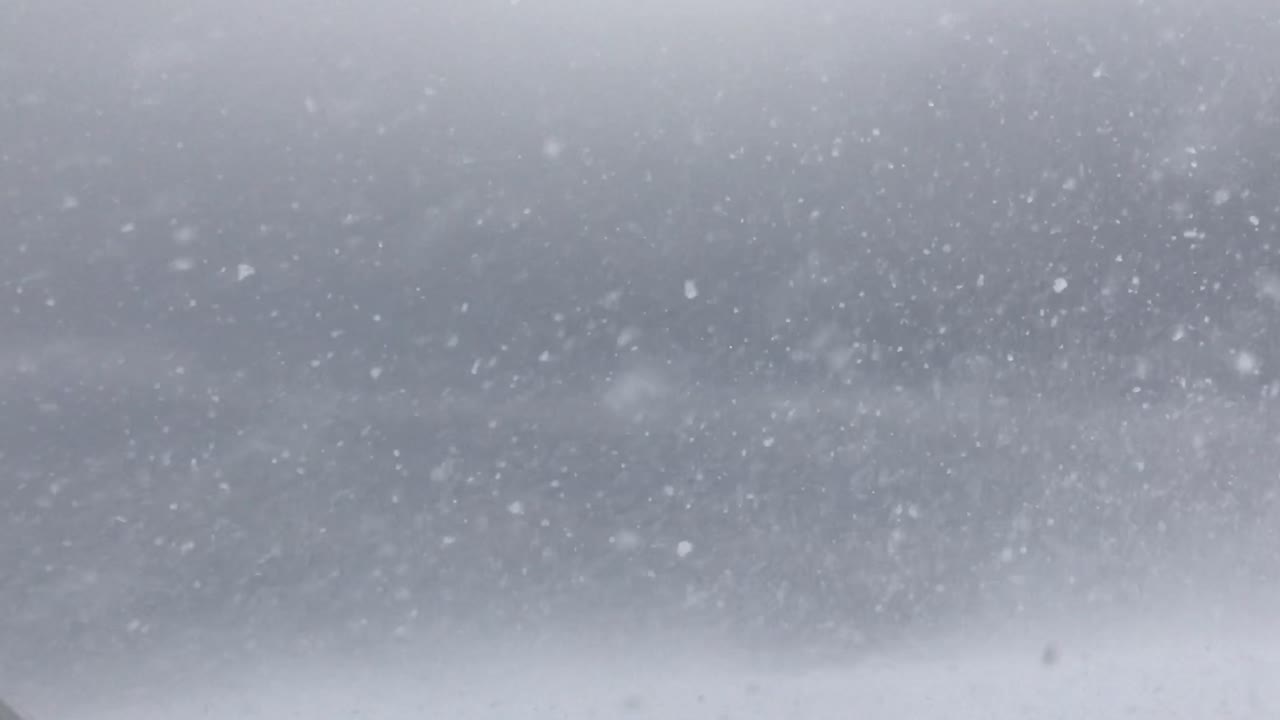 Caught in severe icy blizzard in 4K
