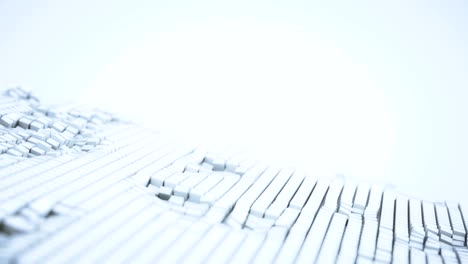 abstract white background of 3d blocks