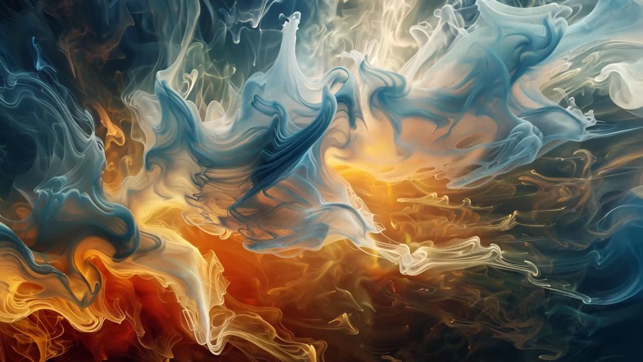 Abstract Smoke Art