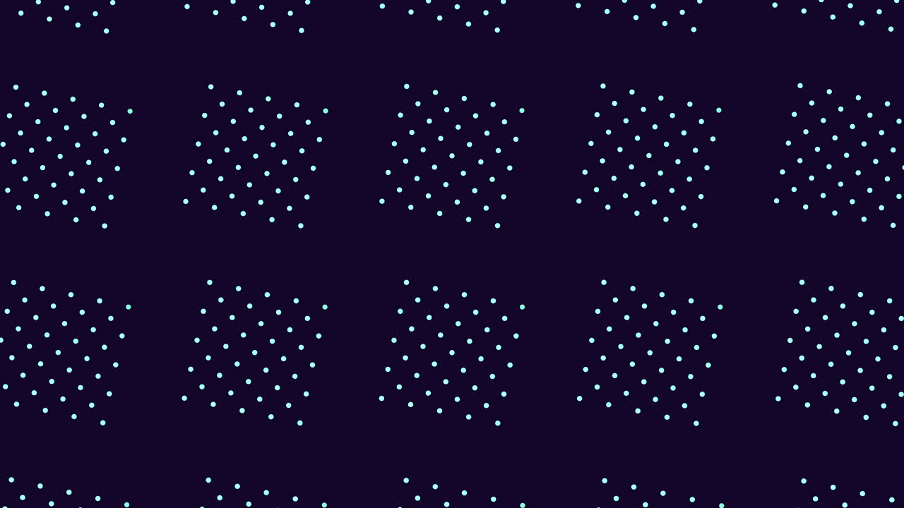Motion blue dots and squares pattern