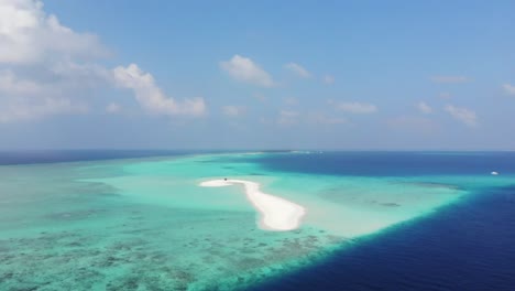 a wide angle of an island