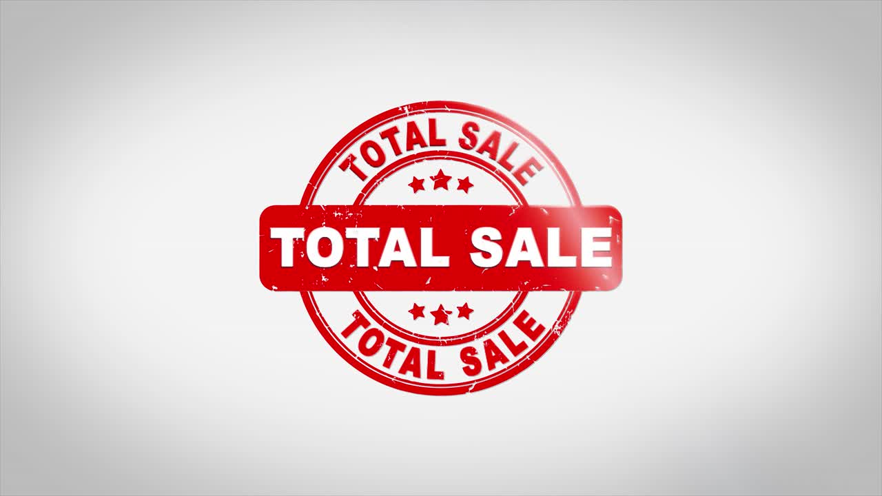 Total Sale Stamp