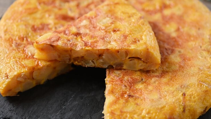 Spanish potato omelette