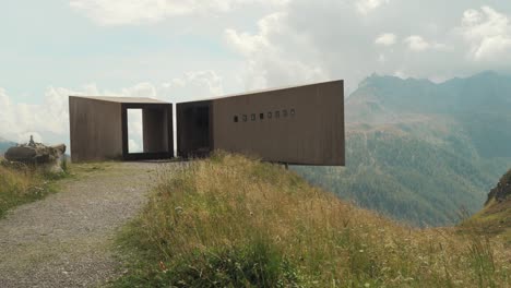 scenic lookout point at timmelsjoch