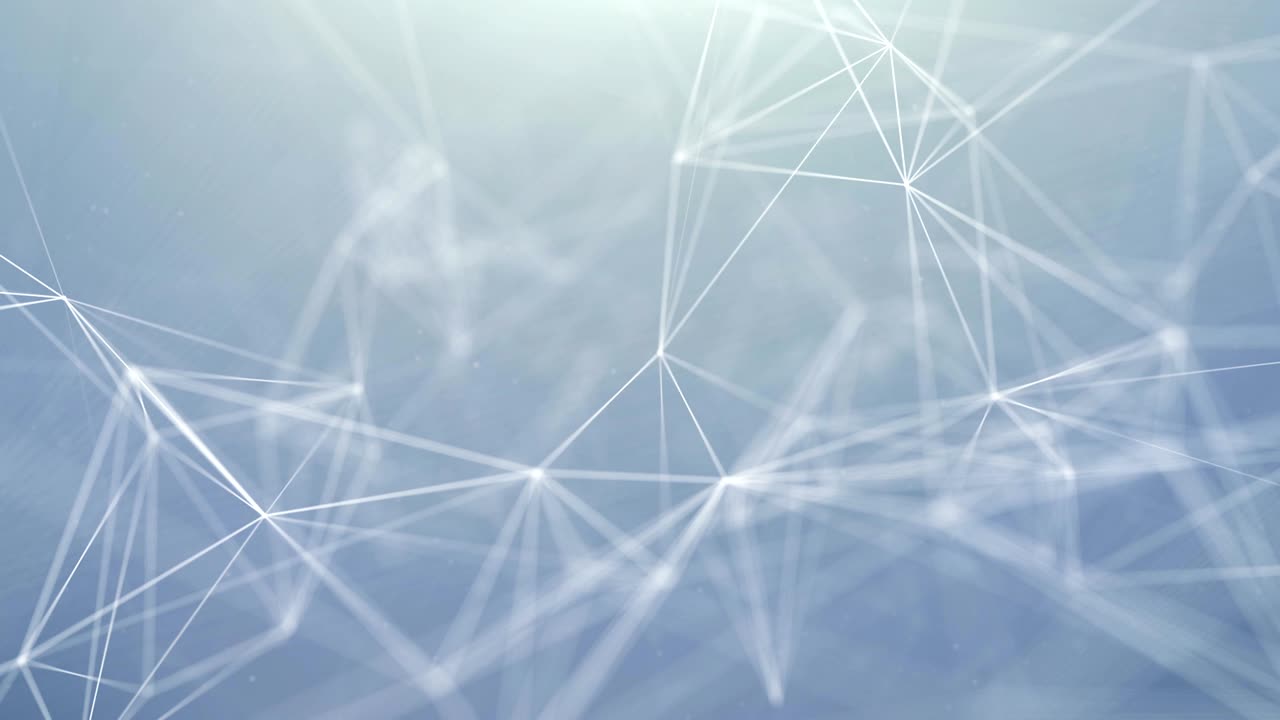 Geometric abstract background with connected line and dots.