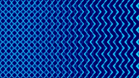 abstract line glowing right angle zigzag rotate moving illustration blue color on dark blue background seamless looping animation 4k with copy space