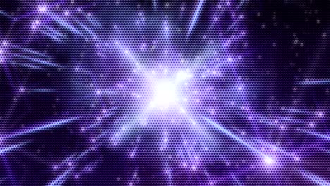 fondo de movimiento que muestra el punto de vista en primera persona volando a través de túneles digitales abstractos futuristas