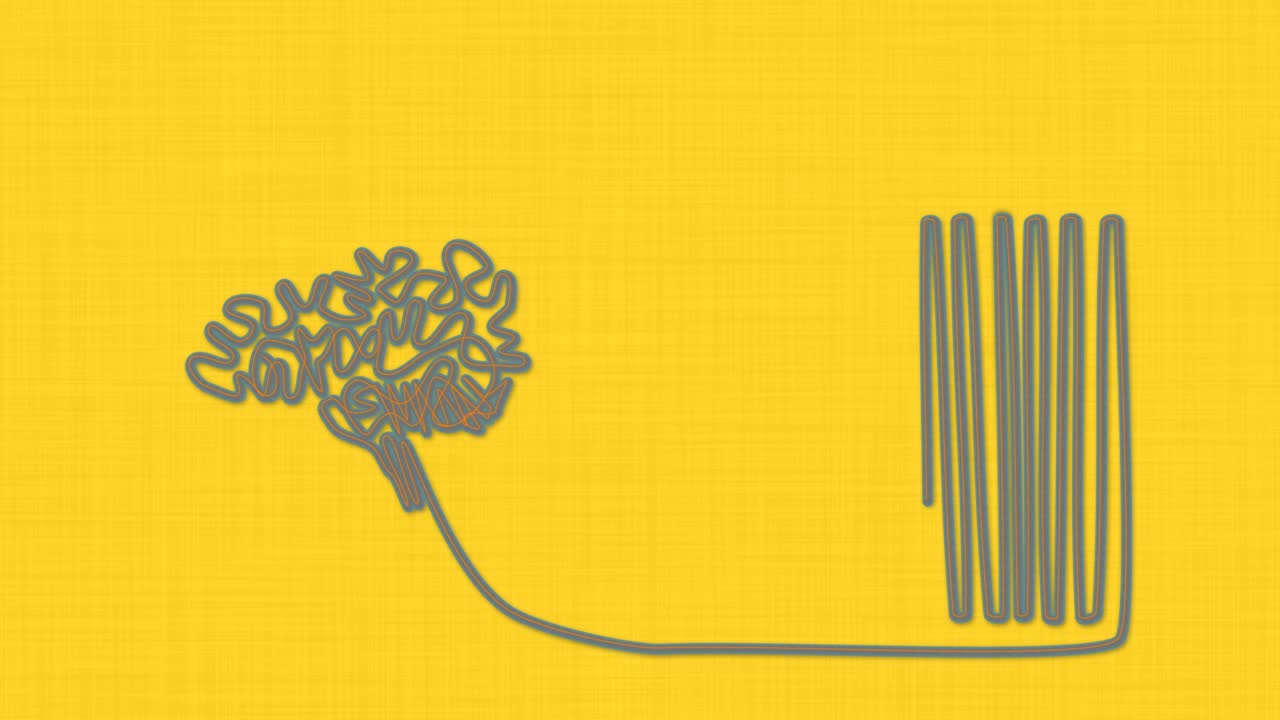 desenredamiento del cerebro 4k (bucle)