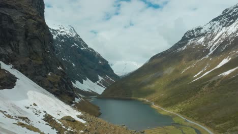 beautiful valley norengsdalen in norway