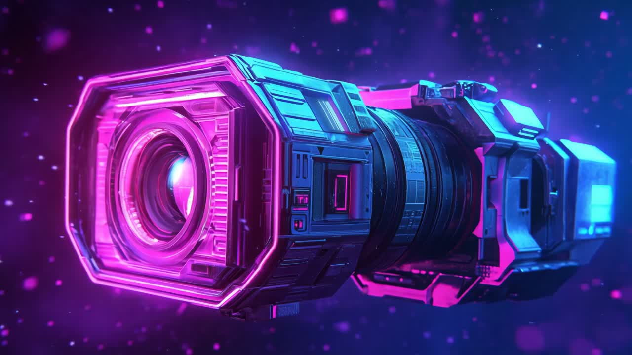 Futuristic Cyberpunk Camera