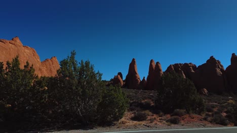 Malerische-Arches-Nationalpark-In-Utah,-USA