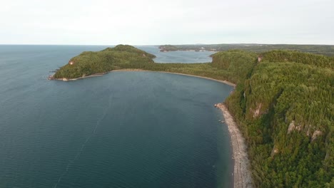 View of the Quebec coast 
