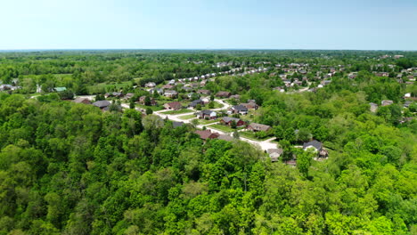 Vista-Del-Vecindario-En-El-Condado-De-Boone,-Kentucky