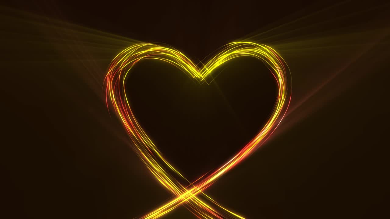 심장 라인 배경 4k